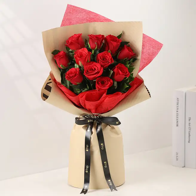 12 Red Roses Bouquet